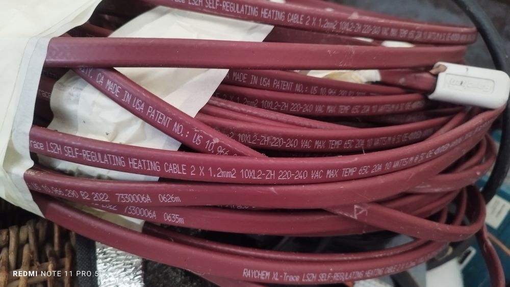 Kabel grzewczy, przewód grzejny. Ogrzewanie