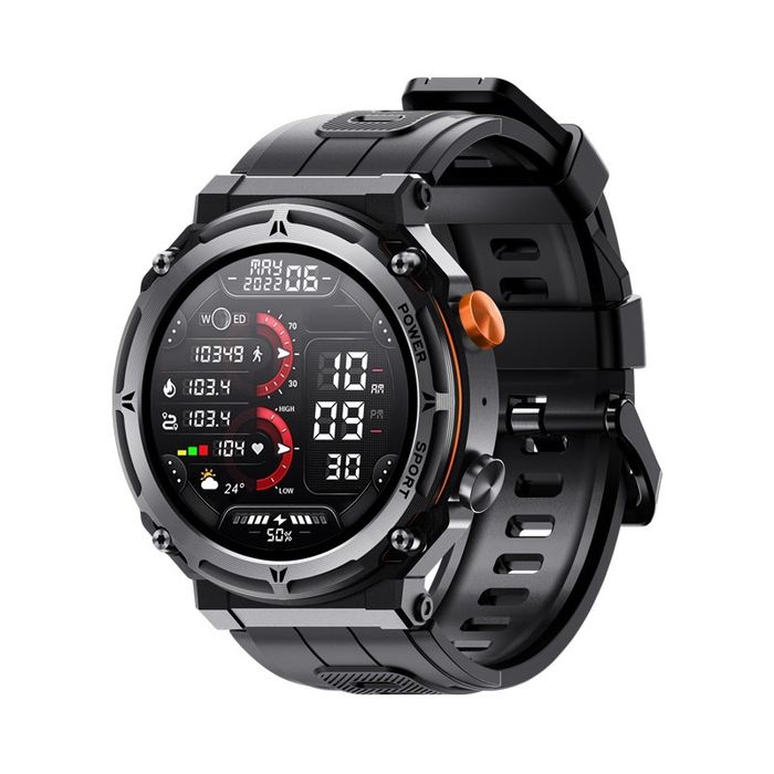 smartwatch veltori vt130-1 czarny pasek silikonowy
