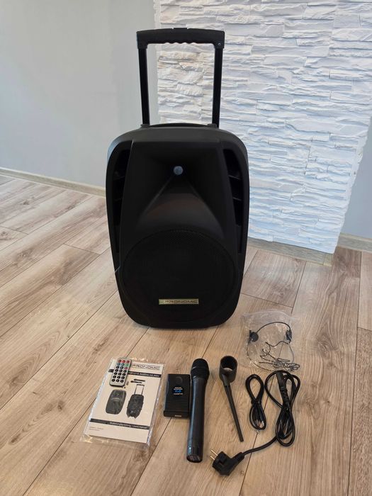 Mobilna Kolumna Aktywna Pronomic PH12AW Akumulator Bluetooth Mikrofony