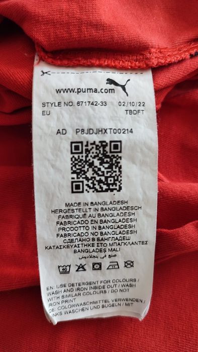 T-shirt, Puma, tamanho S