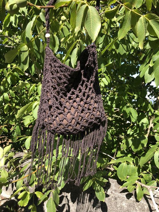 Bolsa handmade castanha