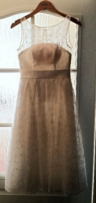 Nabla Leonora suknia ślubna delikatna dziewczęca ecru 38/M