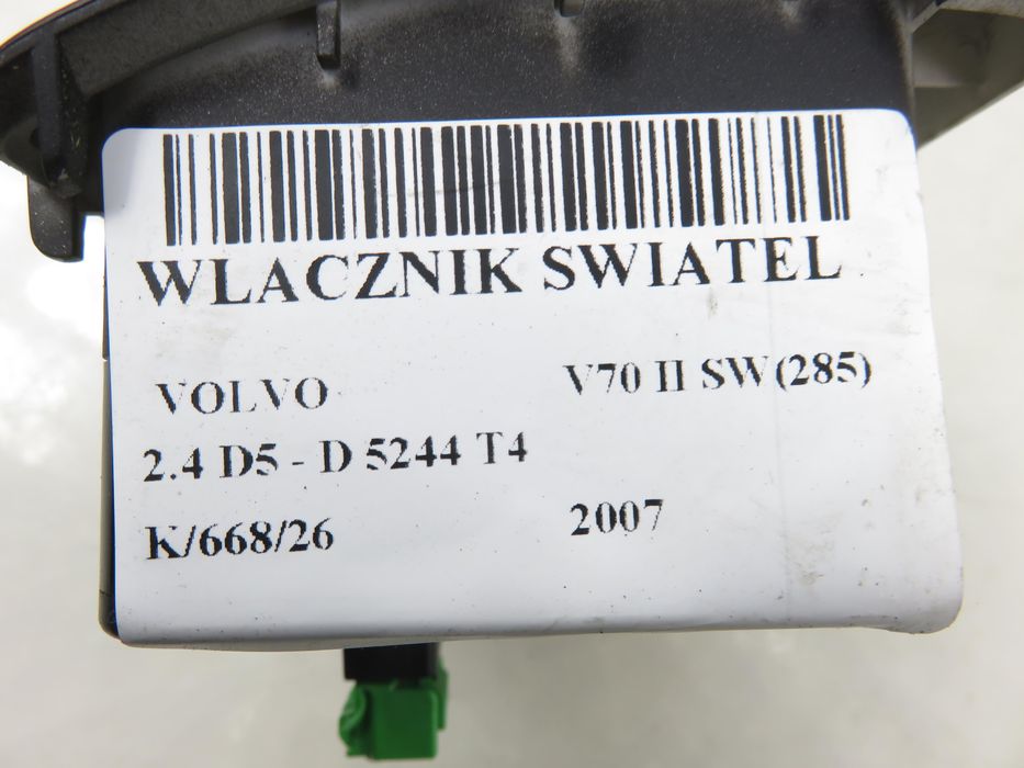 Włącznik Świateł Volvo V70 II Sw(285)