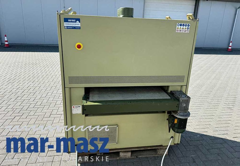 Szlifierka szerokotaśmowa SCM Sandya UNO C-C9, 7,5 kW, 2 agregaty szlifierskie