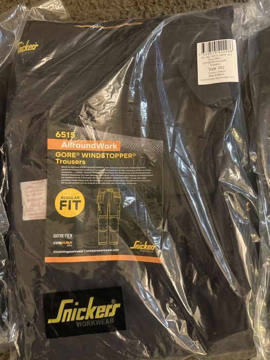 Super 50 spodnie wiatroszczelne 52 Snickers 54  Stretch 6515