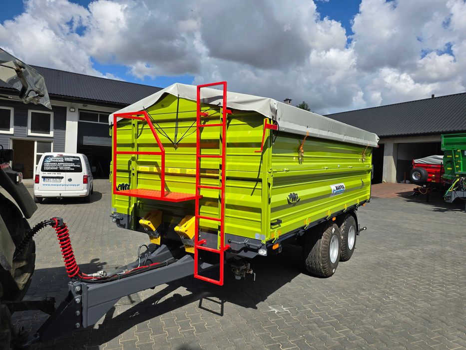 Przyczepa rolnicza MARPOL -TRAILER Przyczepa tandem burtowy 8 ton
