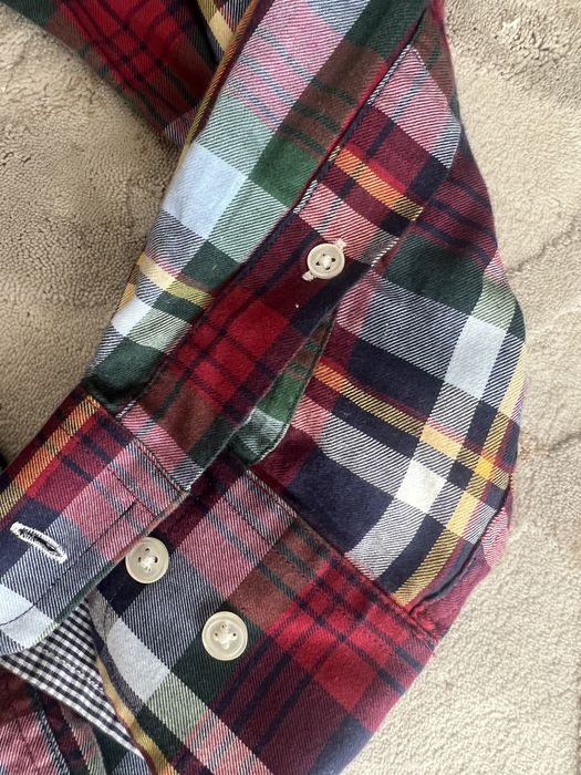 Чоловіча картата сорочка, М мужская рубашка в клетку в клітинку