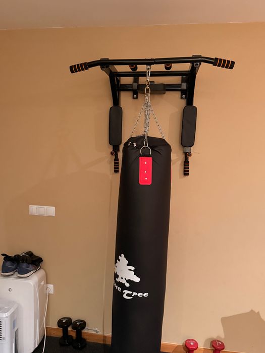 Saco de box e suporte