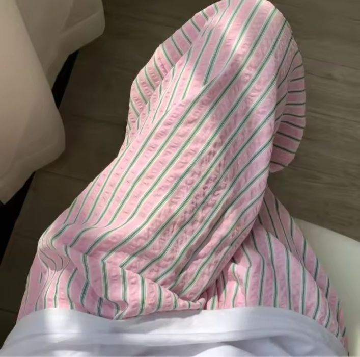 Корейські повсякденні прямі штани зі шнурками в смужку