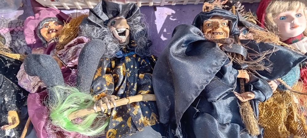 Conjunto de bruxas para despachar