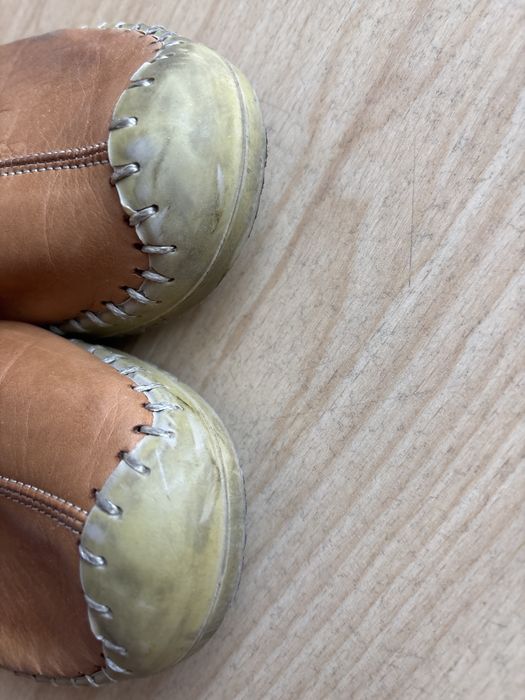 Skórzane espadryle Venezia