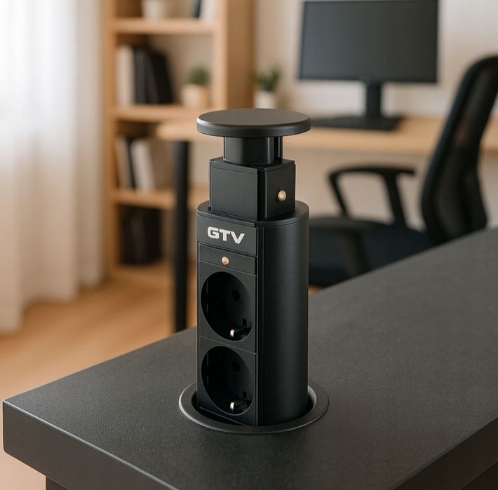 Gniazdo elektryczne chowane nablatowe nowe