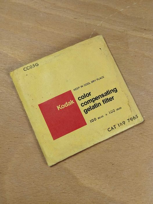 Kodak Color Compensating Gelatin Filter CC05G