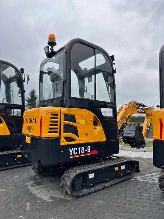 Yuchai YC18 - 9  NEX Nowa minikoparka YUCHAI YC18-9 świetna jakość silnik YANMAR