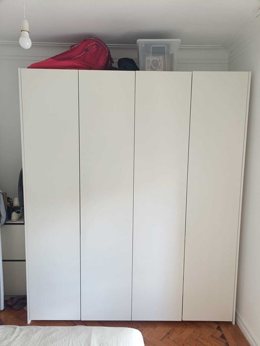 Roupeiro branco 4 módulos
