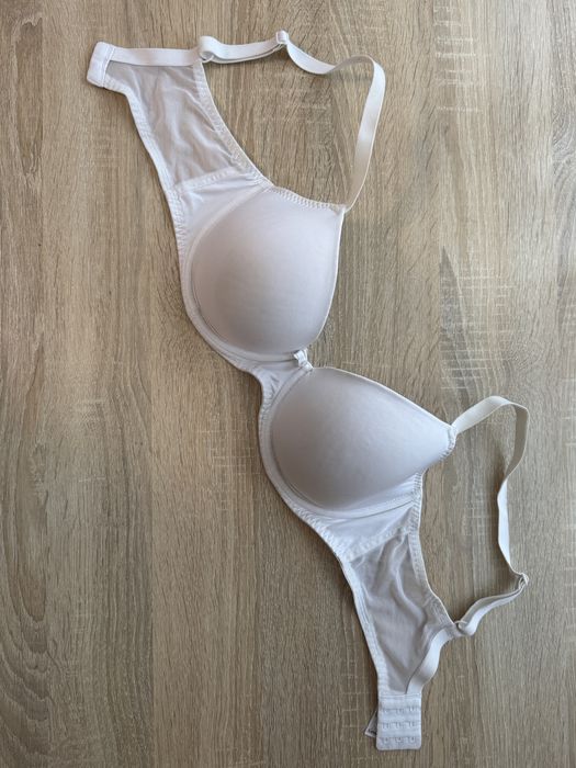 Білий гладкий ліфчик, бюстгальтер George 36 DD