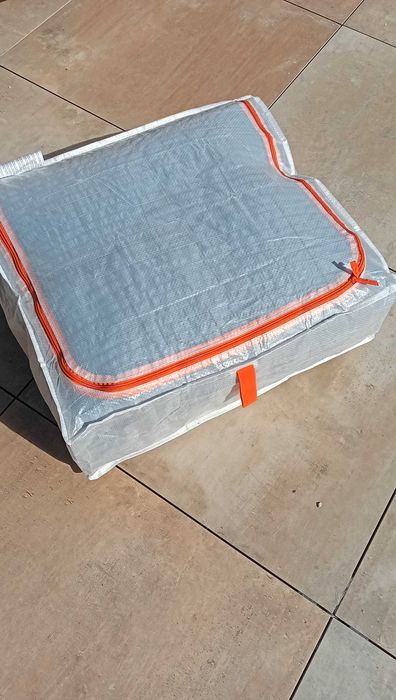 Edredão grande sherpa 240x220 cm azul super quente com capa PÄRKLA