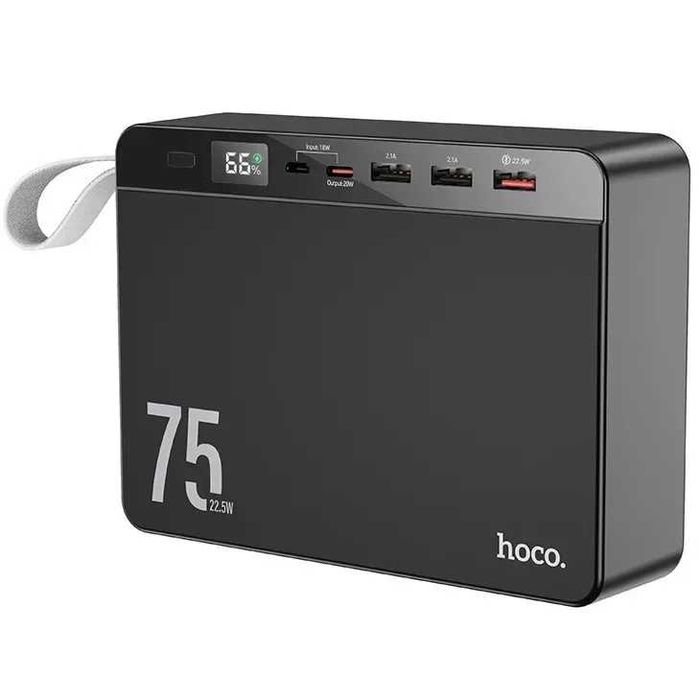 Павербанк 75000mAh HOCO J94 PD20W QC3.0 Power Bank швидка зарядка для роутера iPhone Samsung Xiaomi Android  ОПТ / Роздріб