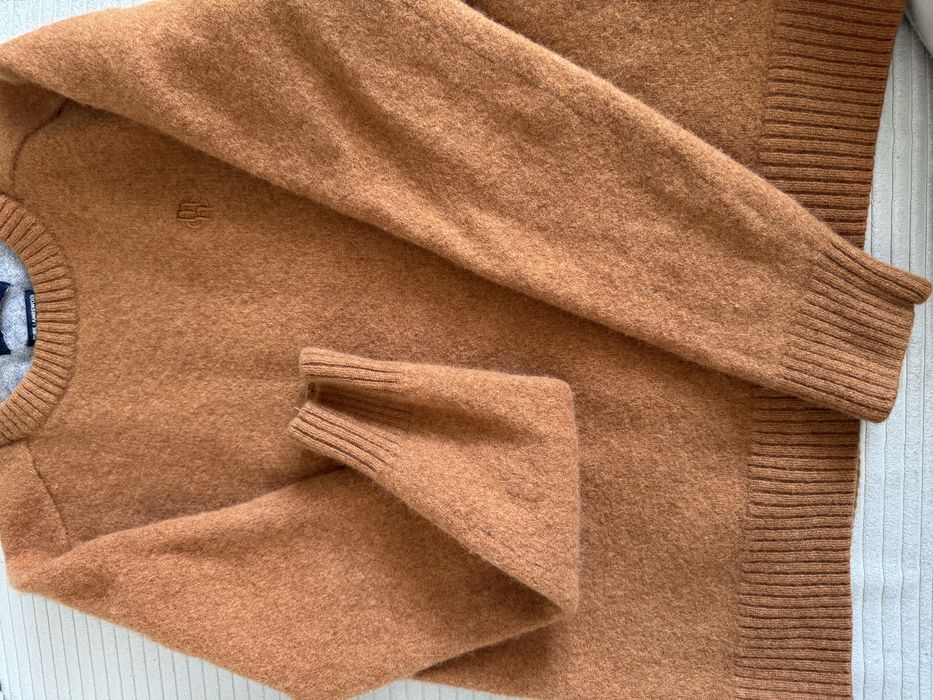 Sweter Mc Neal z wełny jagnięcej, S, kolor pomarańczowo-ceglany