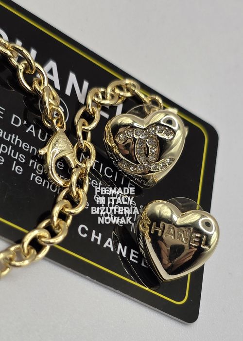 Bransoletka cc serca na Chanel