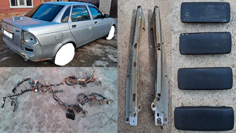 Стартер Прамо Iskra на 2 шпильки для ВАЗ 2110, Пріора, Калина, Гранта в гарному робочому стані
