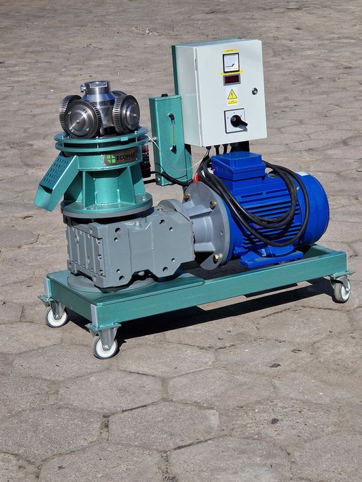 Peleciarka 11kW lub 15kW 4 rolki mat. 285mm waga 440kg NOWOŚĆ