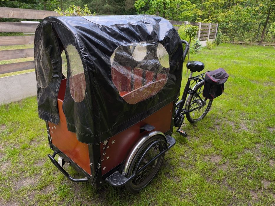 Rower cargo riksza elektryczna bafang