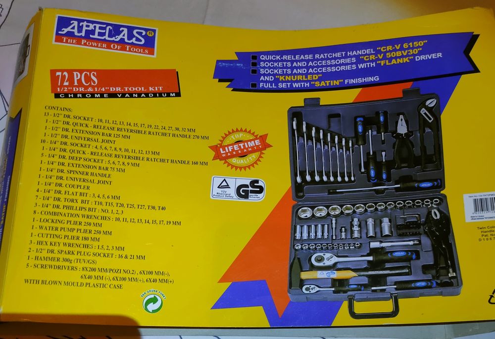 Набор инструментов Apelas  72 . Подарок мужчине.