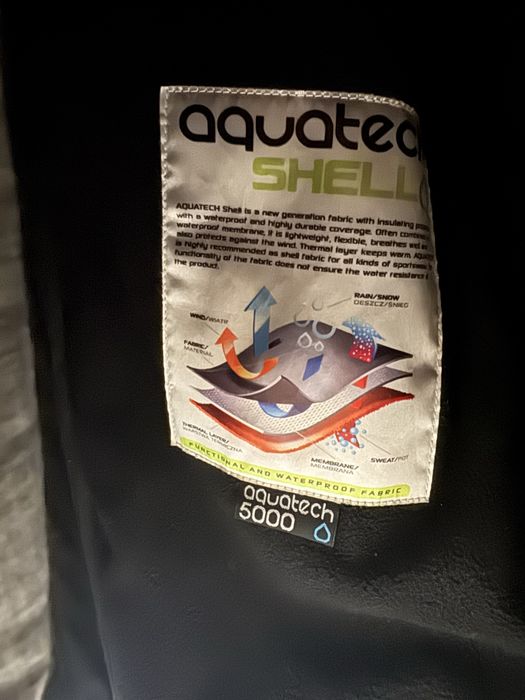 Kurtka męska przeciwdeszczowa softshell 5000 L szara 4F