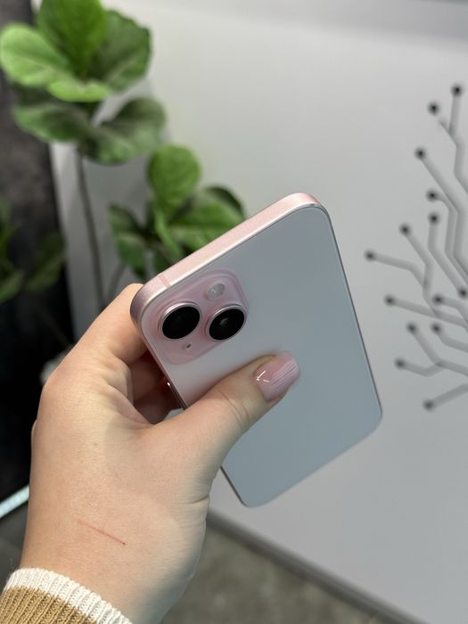 Гарантія • iPhone 15 • Rose • 128Gb • 90%Акб • Оплата частинами