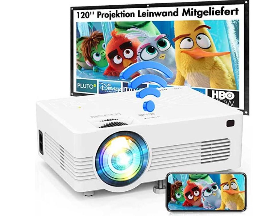 Projektor LCD QKK AK-83 biały