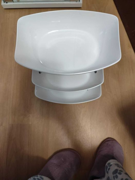 Stojak miski na owoce warzywa akcesoria do kuchni 3 poziomy