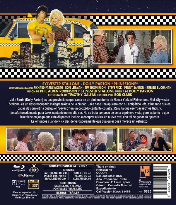 Rhinestone/O Destravado do Táxi Amarelo (Blu-Ray)