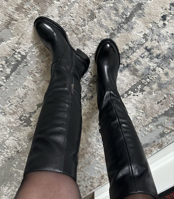 Чоботи шкіра з хутром