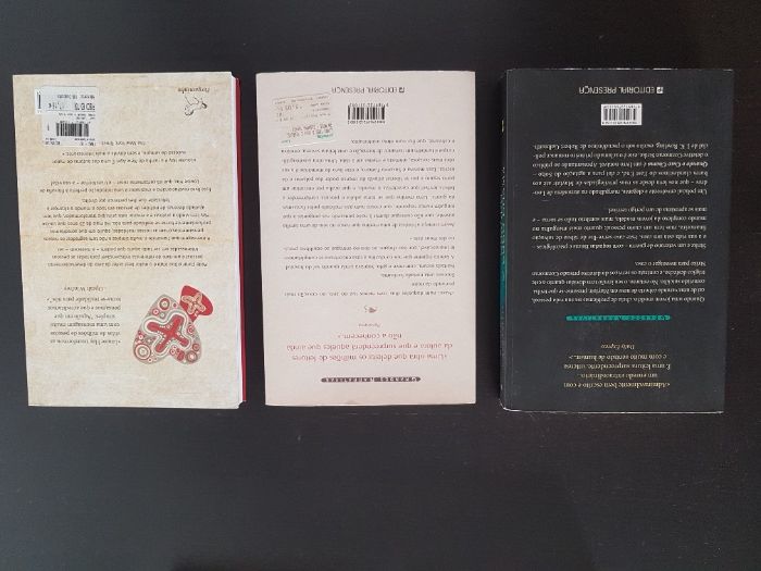 Lote 3 livros diversos autores