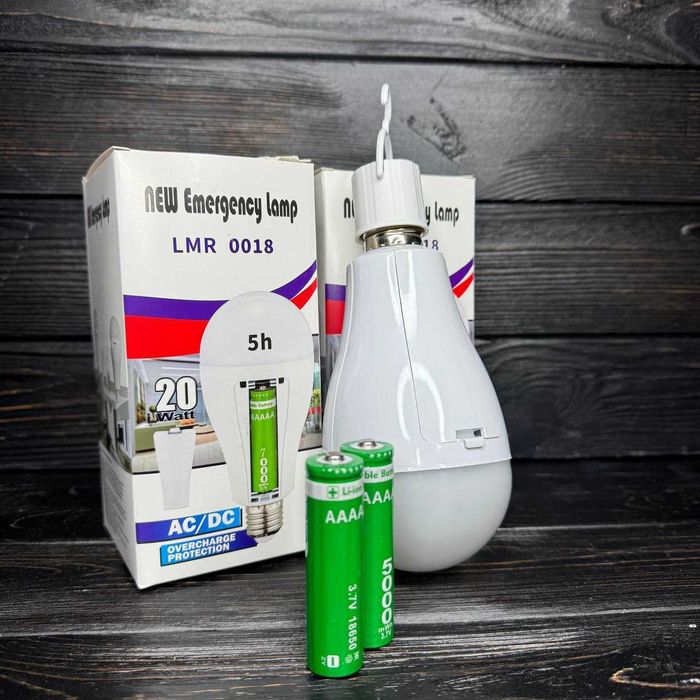 Лампа аккумуляторна на 2 аккумулятори