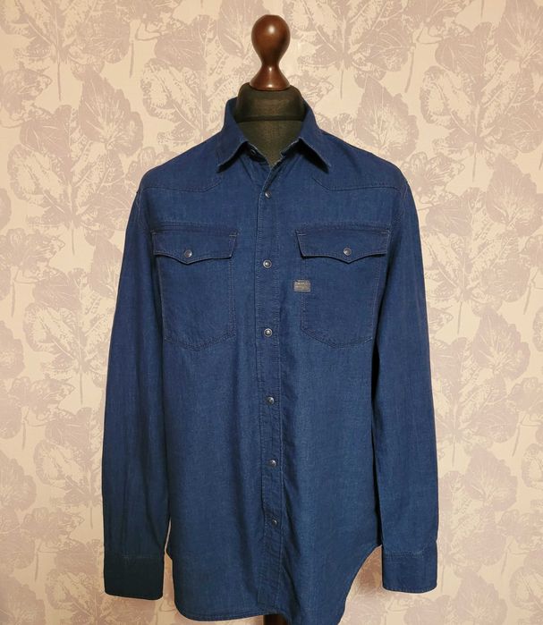 Джинсовая рубашка G-Star Raw.