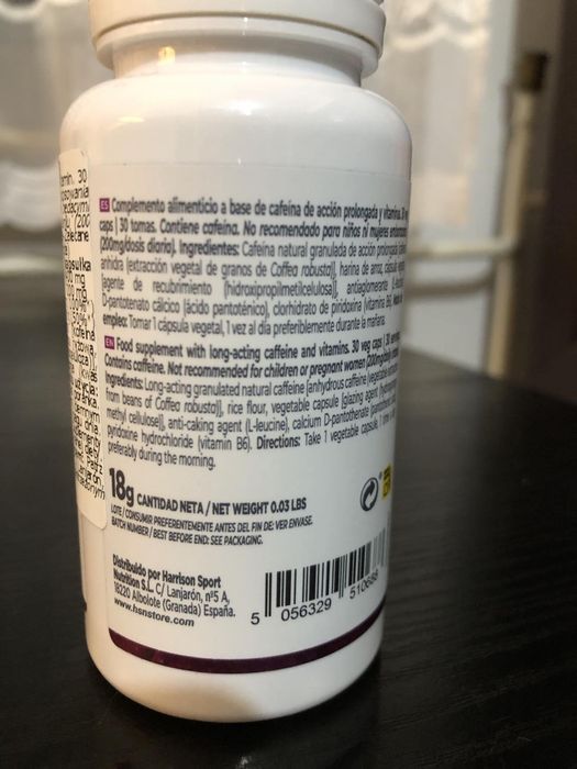 Kofeina SR o długim uwalnianiu