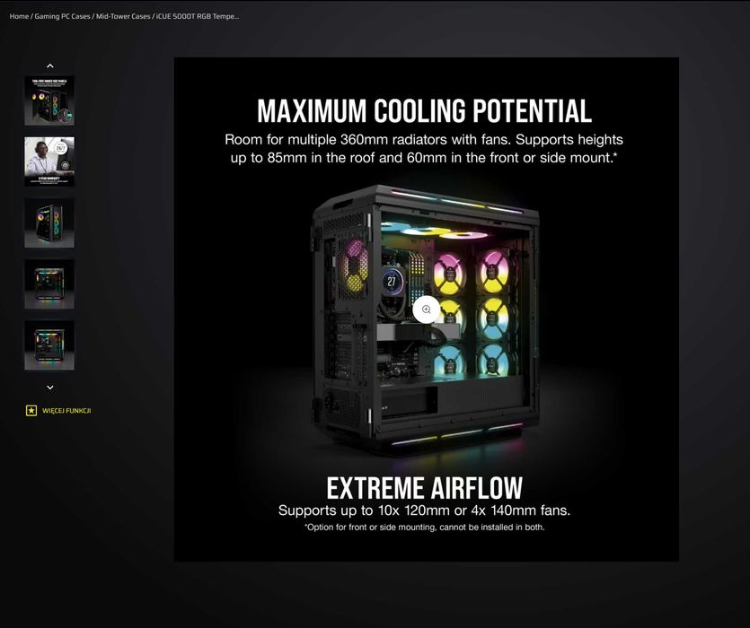 Komputer RTX 4080 TUF OC | Ryzen 9 7950X | 64GB DDR5 | ROG X670E | Premium