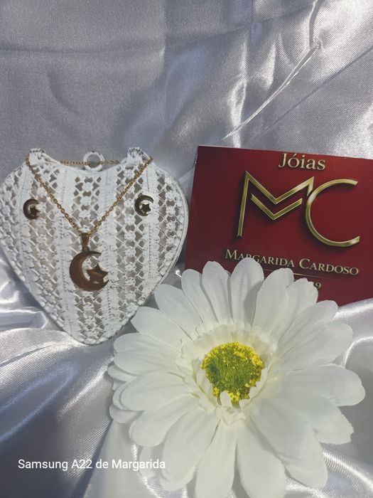 Conjunto de colar +brincos