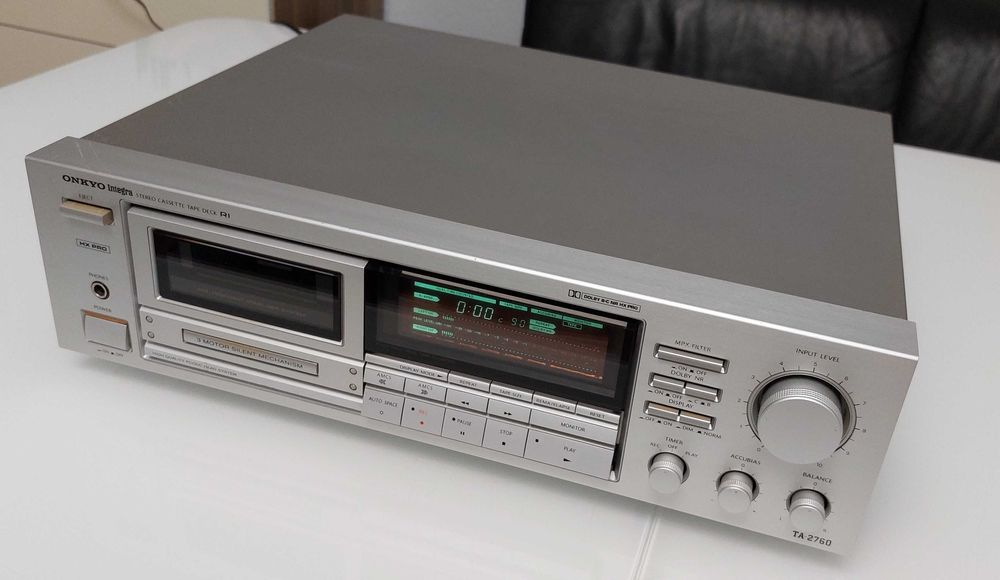 Кассетная дека Onkyo TA-2760 (Прямой тракт, Дуалкапстан 1990-91)