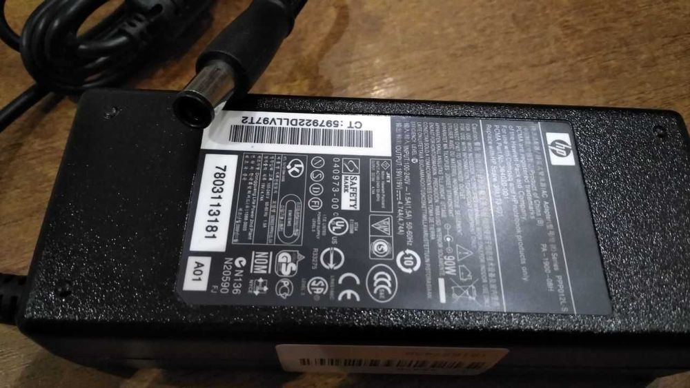 Блок живлення HP\Dell, зарядка HP 45\ 65\90\ wat \  Штекер з голочкою