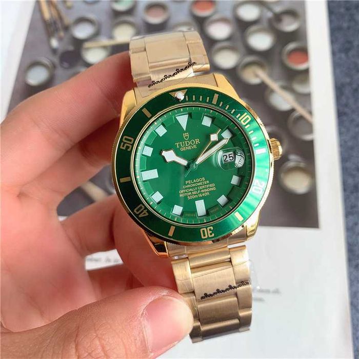 Годинник автоматичний Tudor Pelagos (референс 25600TB / M25600TB-0001) 42мм gold green