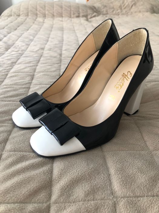 Туфлі чорно-білі, Італія, розмір 37