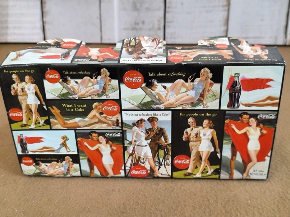 Conjunto de copos vintage da Coca-Cola