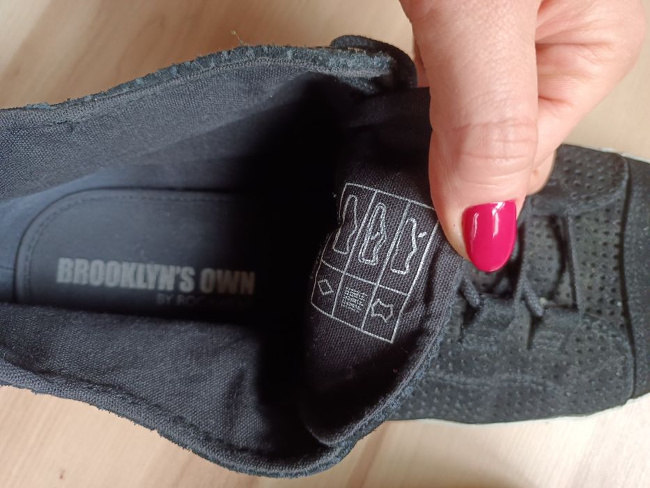 Brooklyn's own by Rocawear - czarne skórzane trampki 46