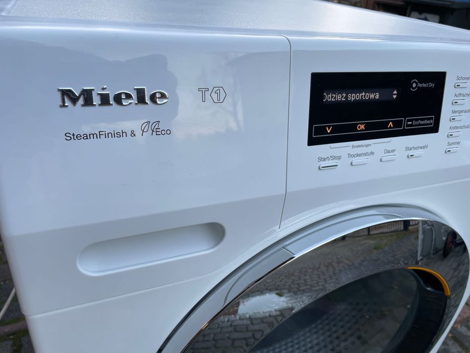Suszarka Miele TKG650WP z pompą ciepła – w idealnym stanie