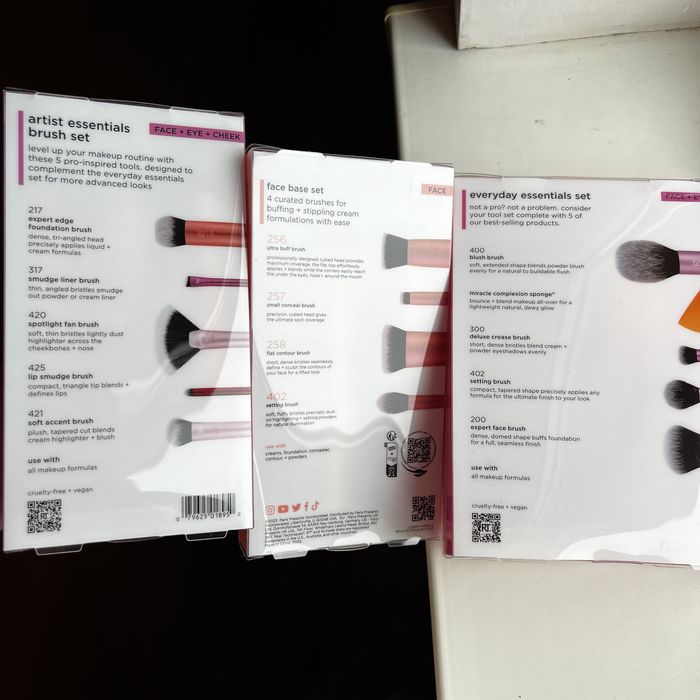 Набори кистей або поштучно Real Techniques ОРИГІНАЛ