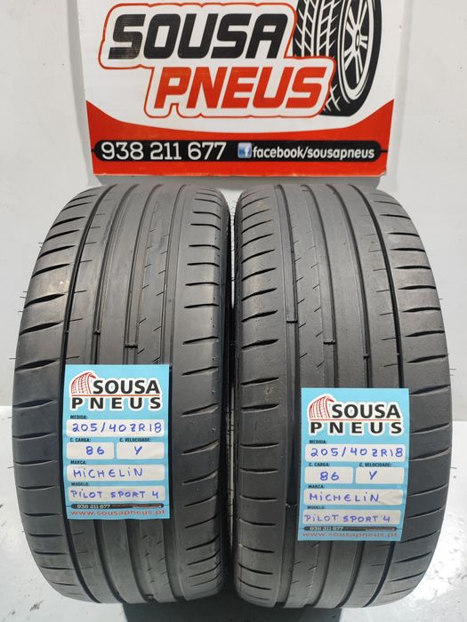 2 pneus semi novos 205-40R18 Michelin - Oferta dos Portes