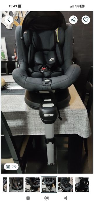 Cadeira auto 360° com isofix